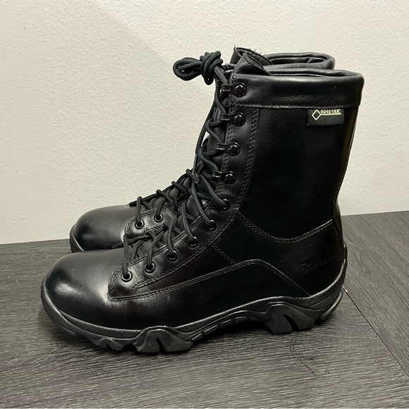 BATES GORE-TEX Black High-Top Boots MENS 9 - Picture 12 of 12